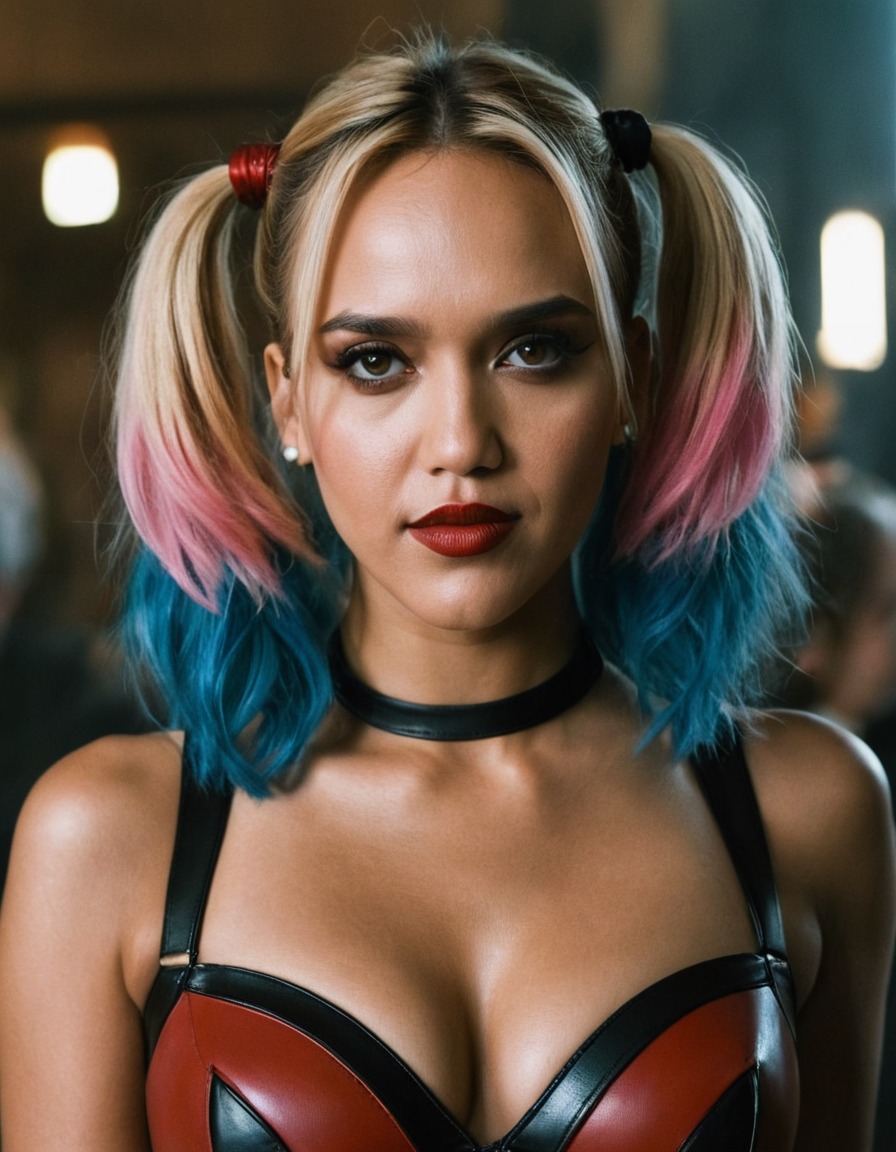 jessica alba, harley quinn, dc comics, comic book characters, actress, female characters, superheroes and villains