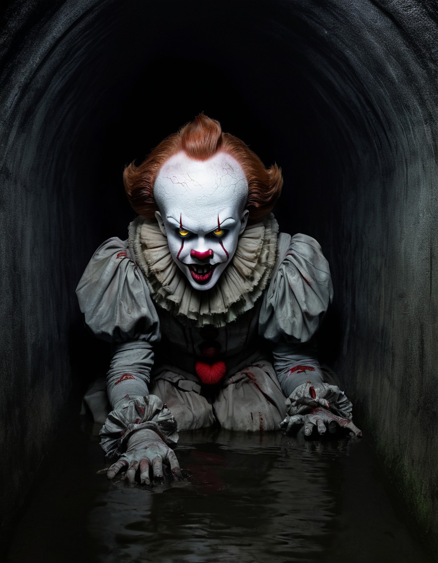 horror, pennywise, clown, zombie, stephen king, it