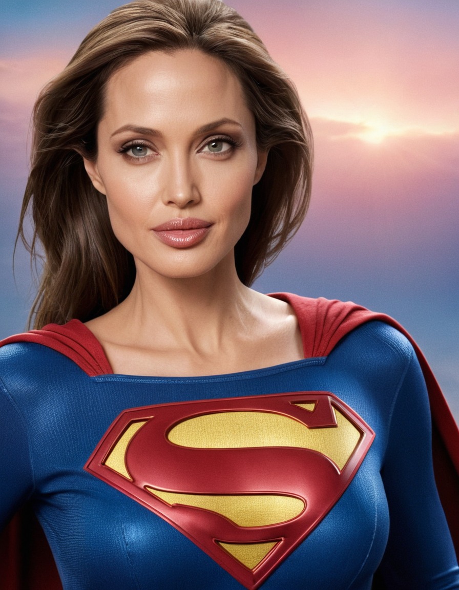 angelina jolie, supergirl, hollywood actress, superhero film, fantasy casting