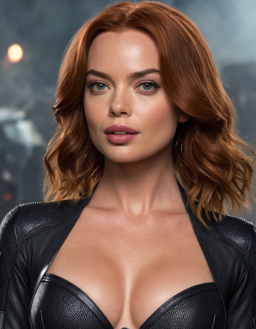 black widow, margot robbie, actress, superhero, character portrayal, marvel cinematic universe, avengers