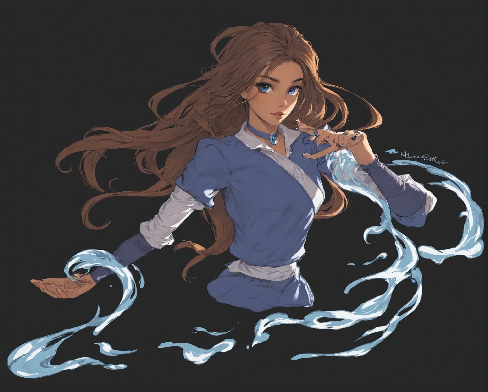 fanart, art, atla, atla fanart, katara, avatar the last airbender, illustration, anime, manga, artists on tumblr, digital art, my art, drawing, do not repost!