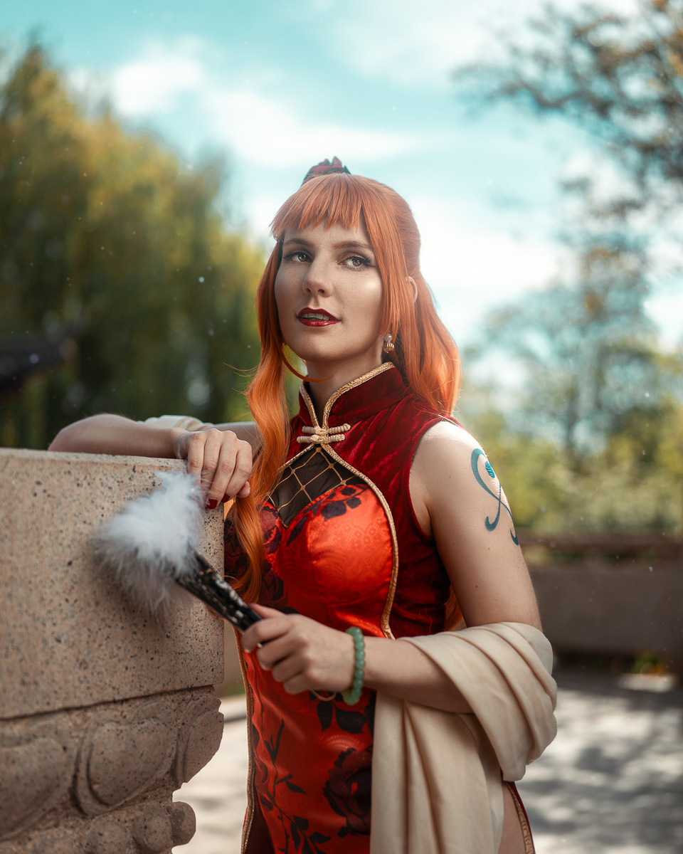 photography, cosplay, portrait, fanart, redhair, cheongsam, cosplayer, kimono, onepiece, onepieceanime, cosplayphotography, cosplayphotoshoot, onepiececosplay, namionepiece, namicosplay, qipaos