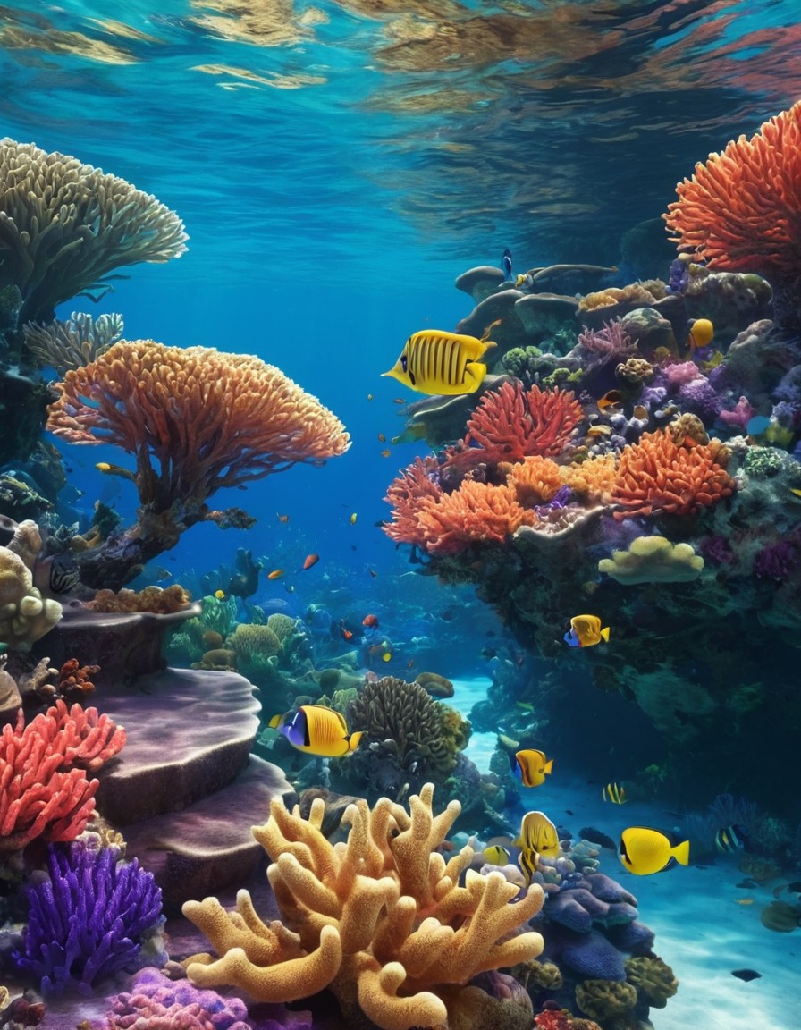 nature, coral reef, beautiful, marine life, underwater, ecosystem, biodiversity