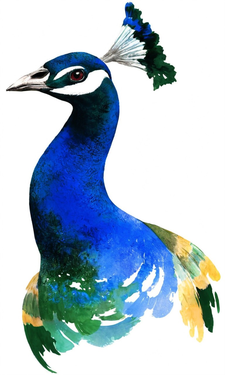 traditionalart, pen, portrait, animalart, watercolour, bird, animal, acrylic, ancient, asian, asianart, historical, indian, painting, peacock, peafowl, watercolor, peacocktutorial