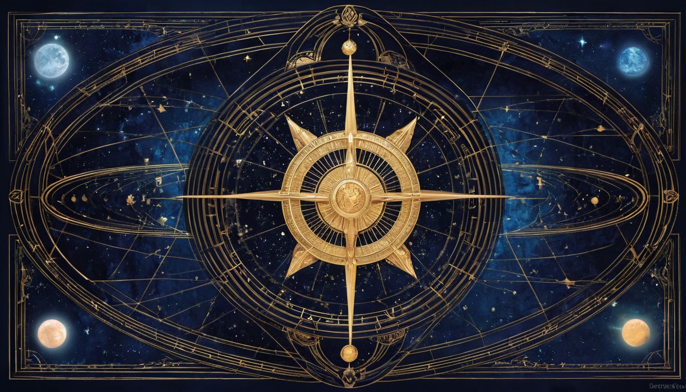 dreamup, digitalart, wallpaper, resources, fantasyart, vintage, ancient, astronomy, command, golden, heraldric, heritage, planetary, united, system, ai_art, almsway, birthday24k