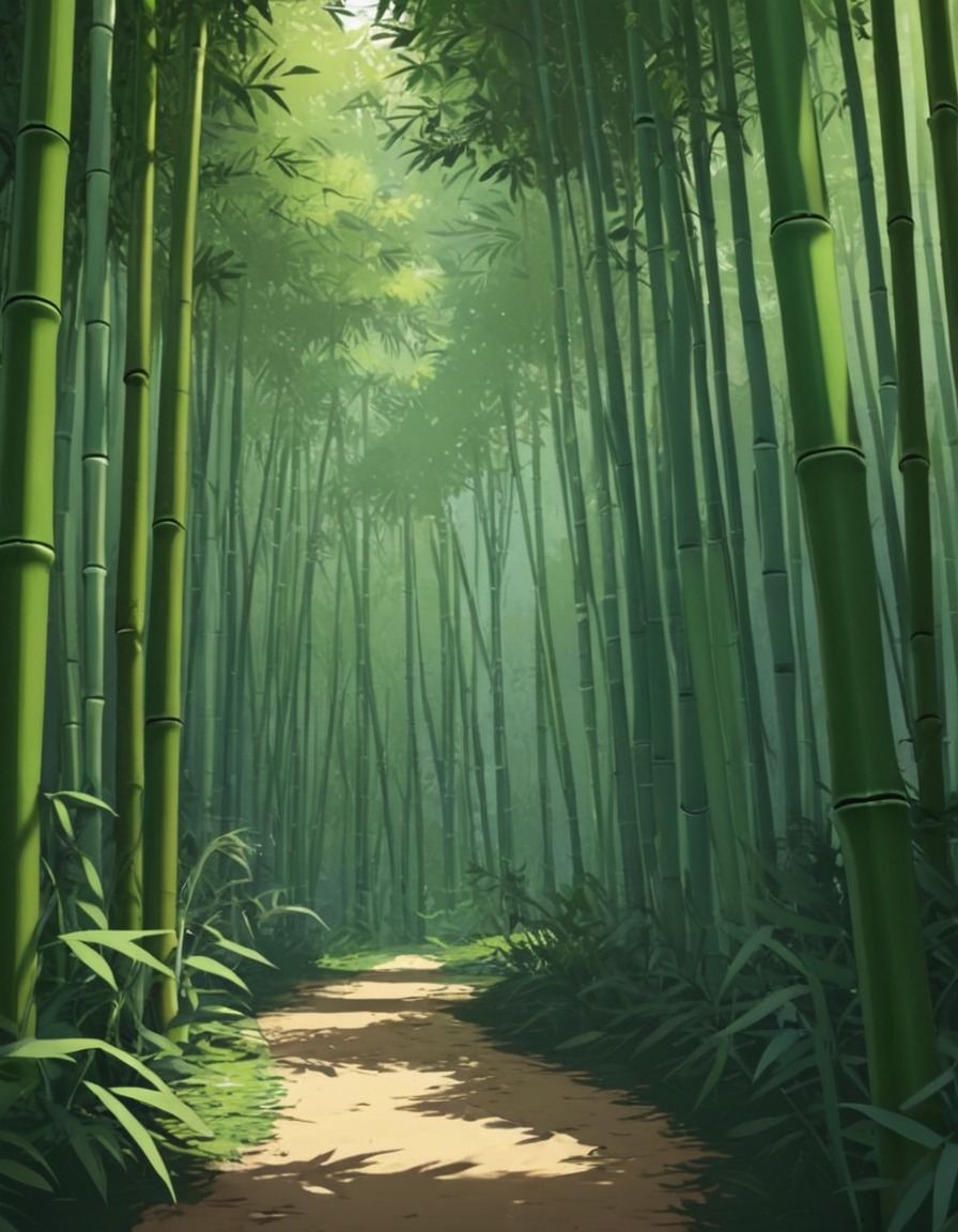 nature, bamboo forest, beautiful scenery, greenery, nature photography