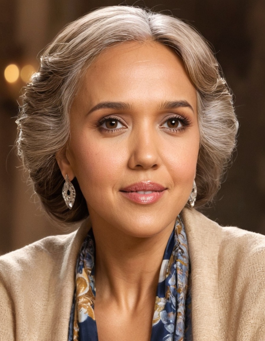 jessica alba, actress, elderly, woman, aging gracefully, wisdom