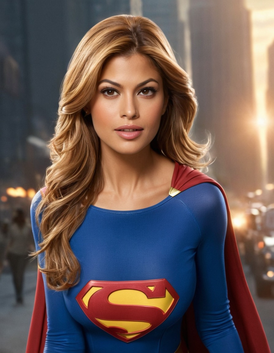 eva mendes, actress, supergirl, superhero, fashion icon