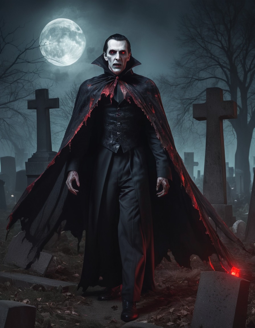 dracula, vampire, graveyard, zombie, horror