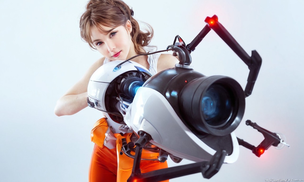 aperture, caroline, chell, corporation, cosplay, game, geekgirl, greek, halflife, portal, portal2, valve, valvegames, glados, portalgun, agflower, gladoshuman, graviani, valvecorporation, portalchell, chellportal2