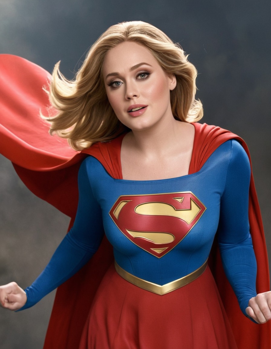 adele, superhero, celebrity, musician, superpowers, girl power