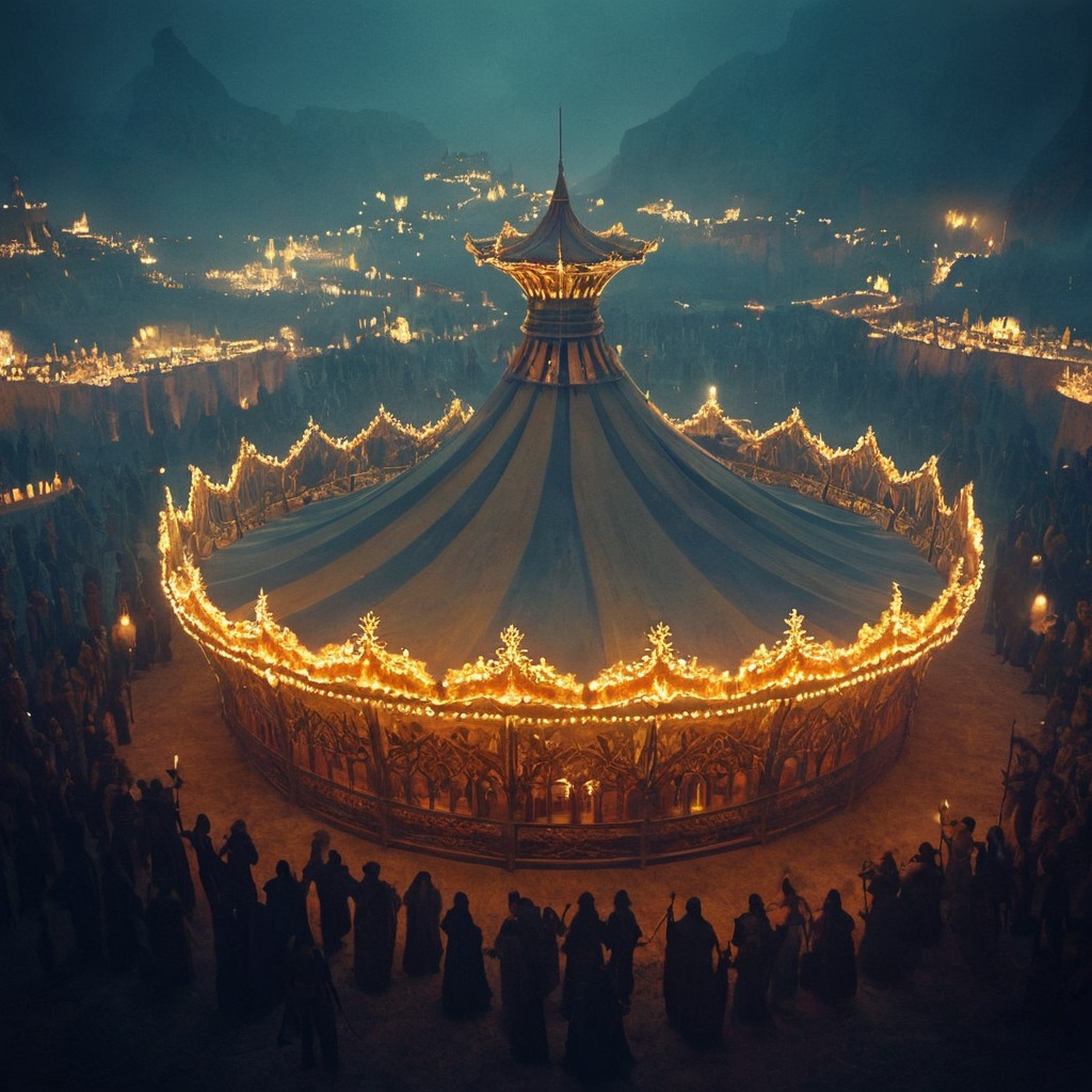 digitalart, photography, beautiful, circus, dailydeviation, light, night