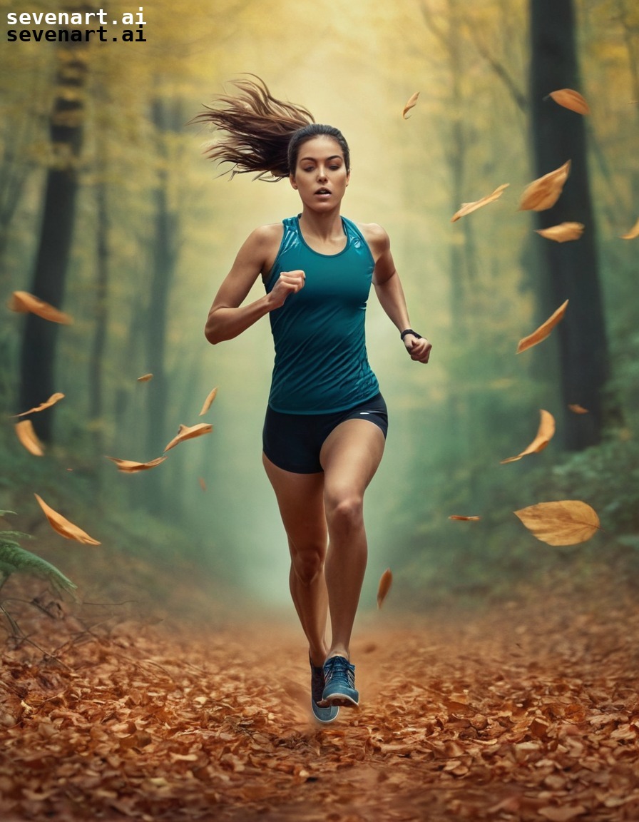 nature, running, forest, health, athleticism, woman sport, sport