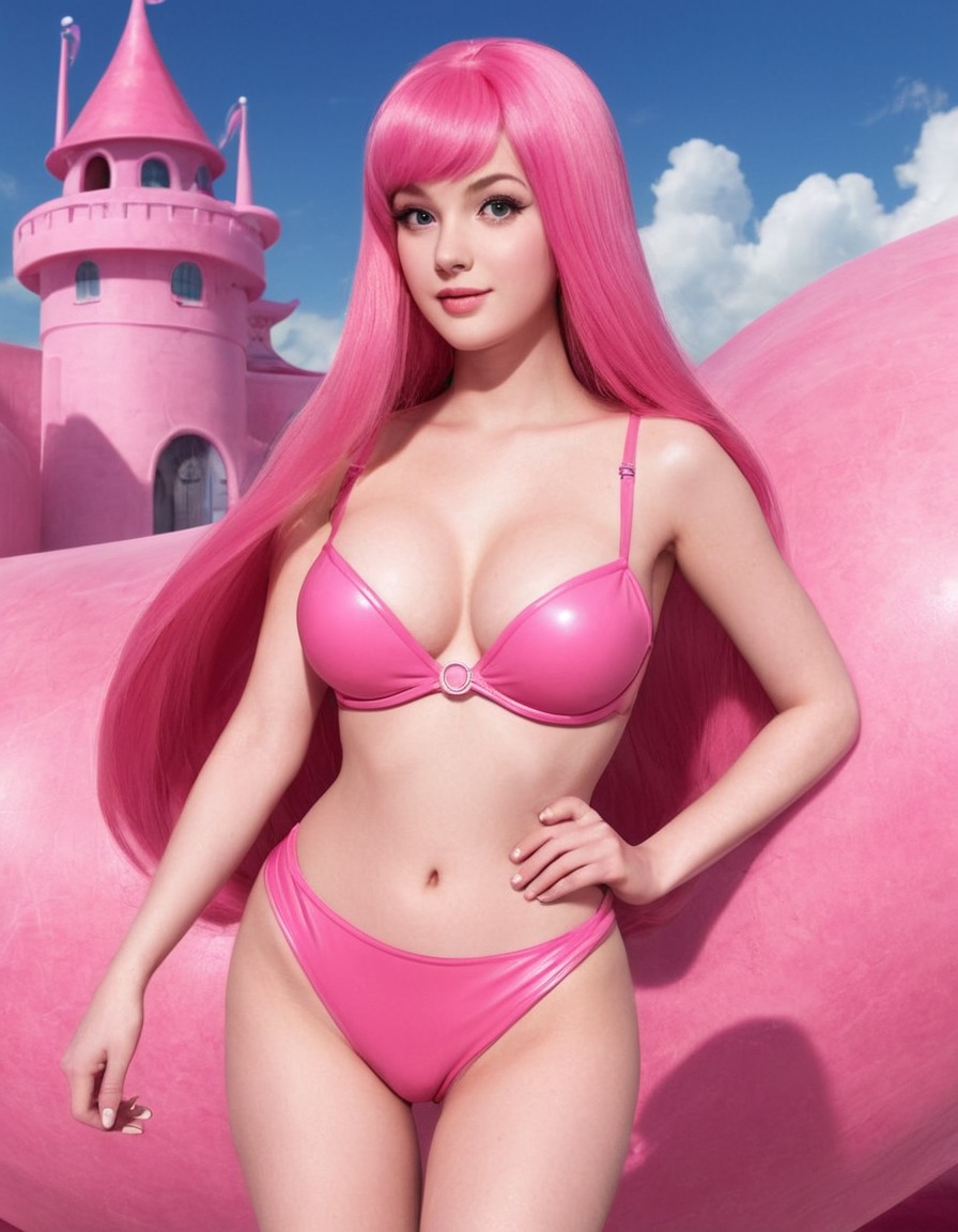 princess bubblegum, adventure time, cartoon character, fictional princess, humanized character, cosplay inspiration, fantasy