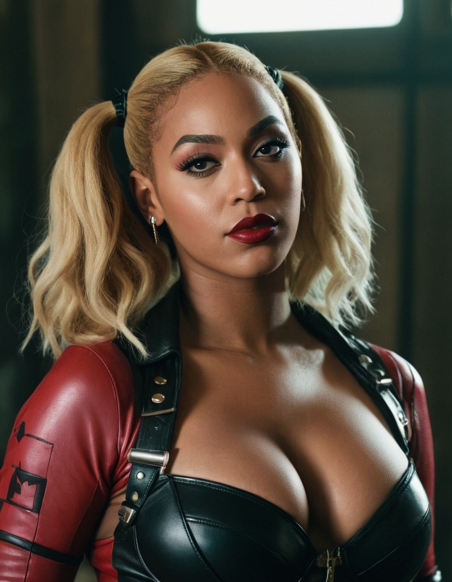 beyoncé, harley quinn, dc comics, superhero, villain, musician, fashion icon