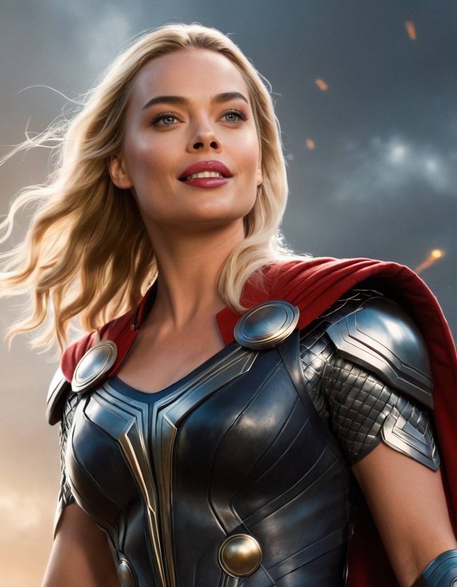 margot robbie, thor, marvel, goddess of thunder, actress, superhero, aspirational casting