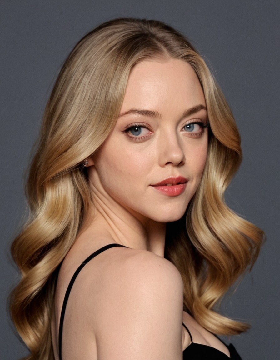 amanda seyfried, portrait, painting, actress, celebrity, art, hollywood