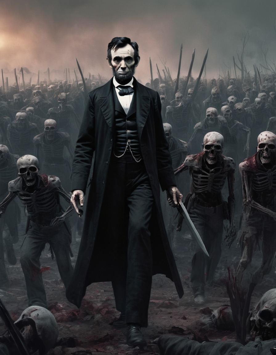 abraham lincoln, zombie, undead soldiers, horror, alternate history, american civil war