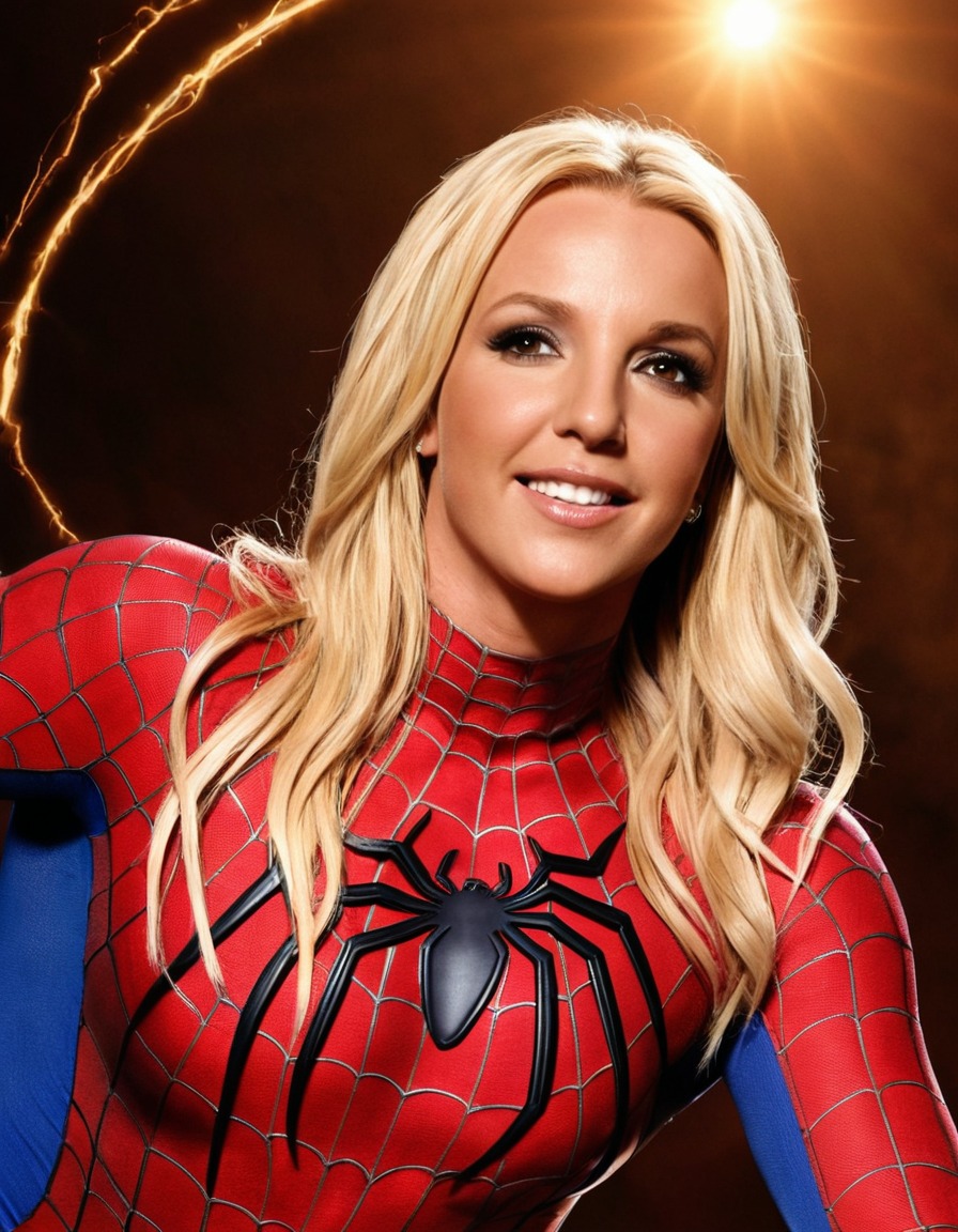 britney spears, spiderman, pop culture, crossover, entertainment