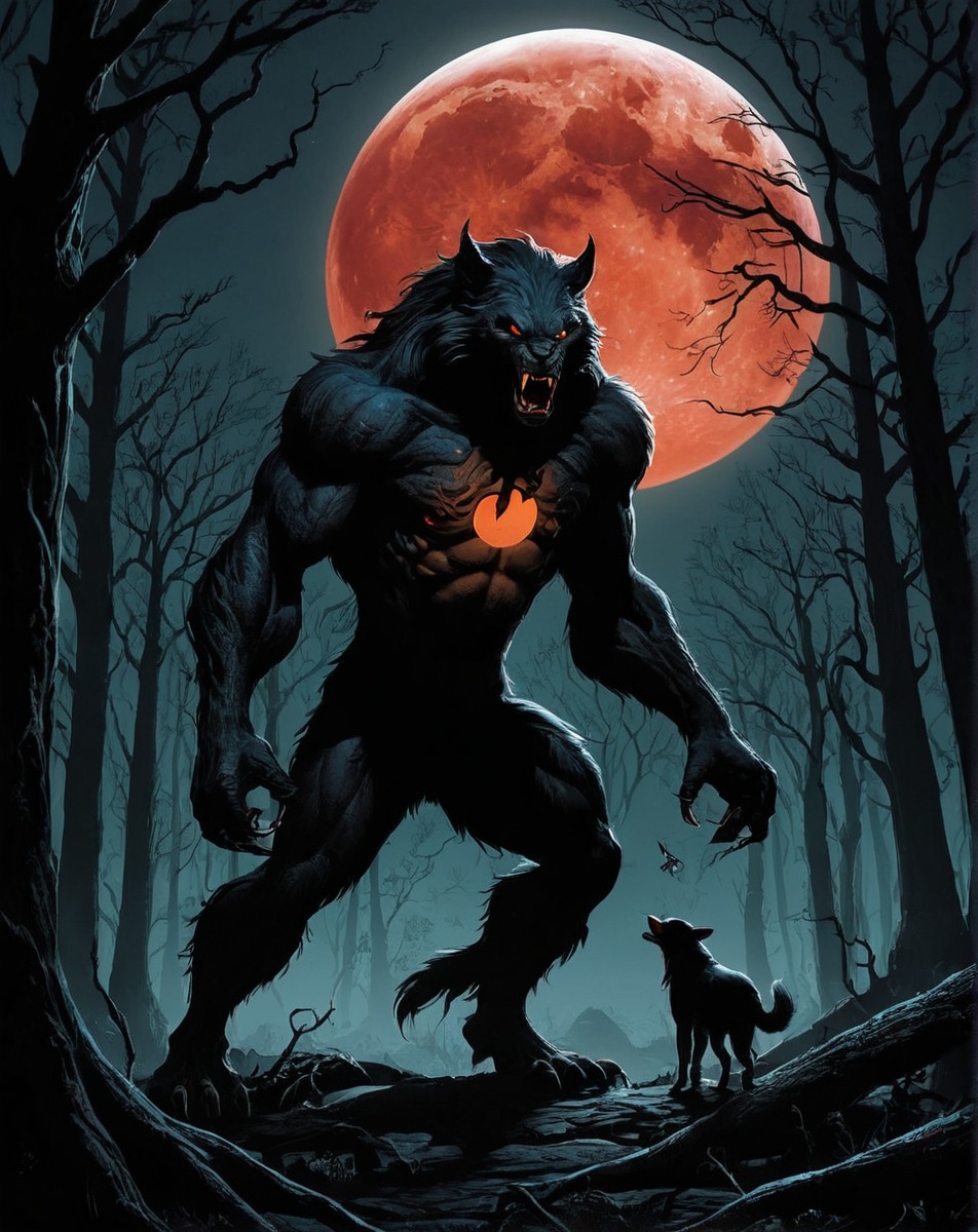 characterdesign, horror, werewolf, beast, animal, wolves, badmoonrising