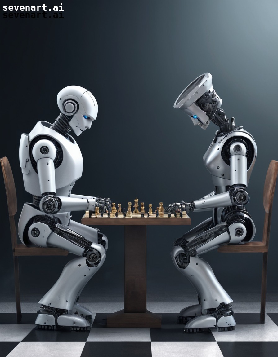 robot, artificial intelligence, chess, competition, technology, robots