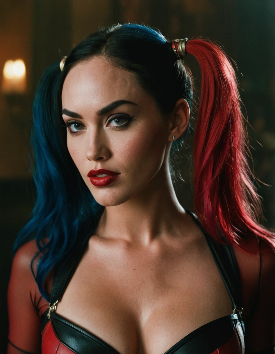 harley quinn, megan fox, dc universe, dc comics, gotham city, superhero, antihero