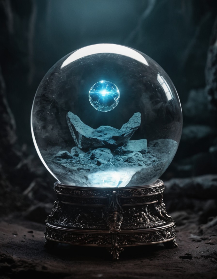 mystical, crystal ball, visions, future