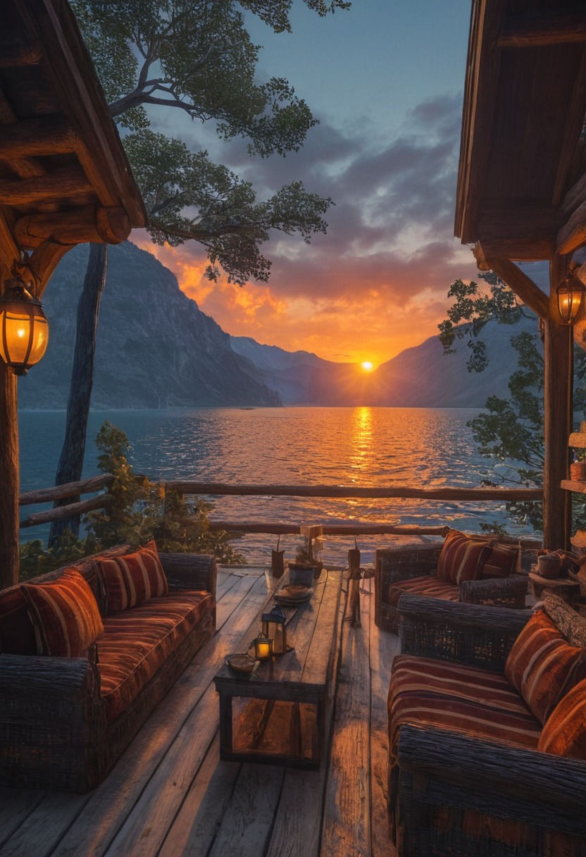 summer, sunset, beautiful place, inspiration, beautiful planet, beautiful, nature, decoration, interiors, interior design, flowers, the house of my dreams