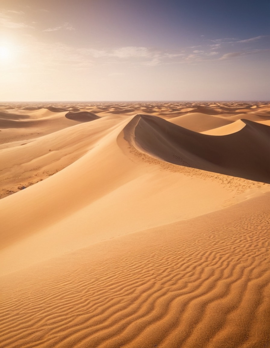 nature, sand dune, landscape, desert, beauty