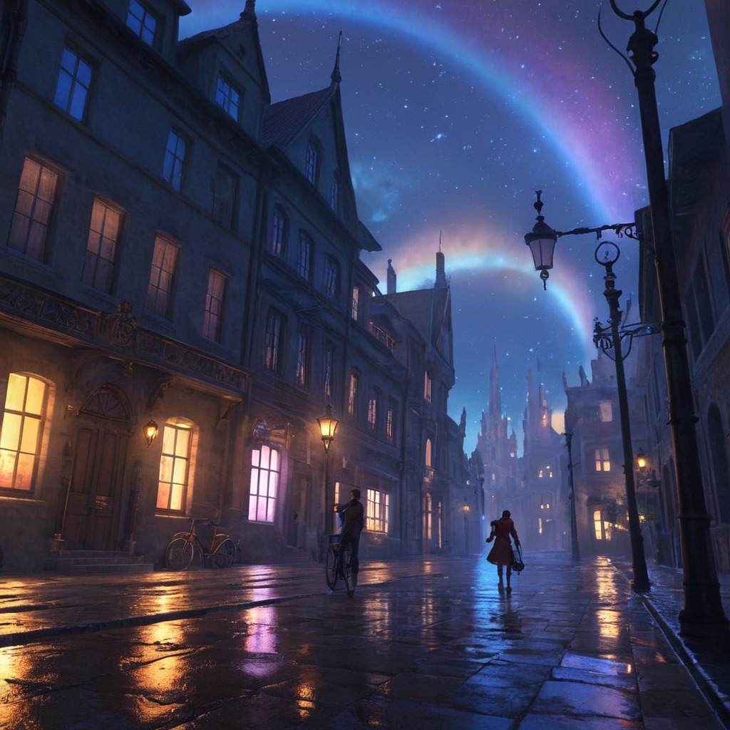 magic, fantasyart, wallpaper, architecture, digitalart, conceptart, scifi, surreal, neon, cityscape, videogamefanart, digitalpainting, quidditch