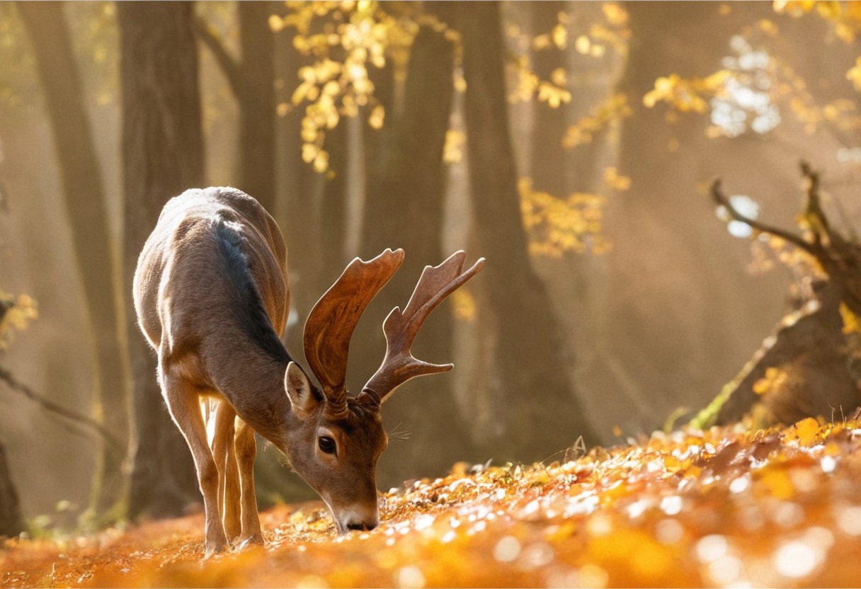 deer, fallow, animal, atmosphere, autumn, beech, bokeh, fallowdeer, forest, light, mood, season, wild, wildlife, beechforest, lefas, damadama, falloutequestria