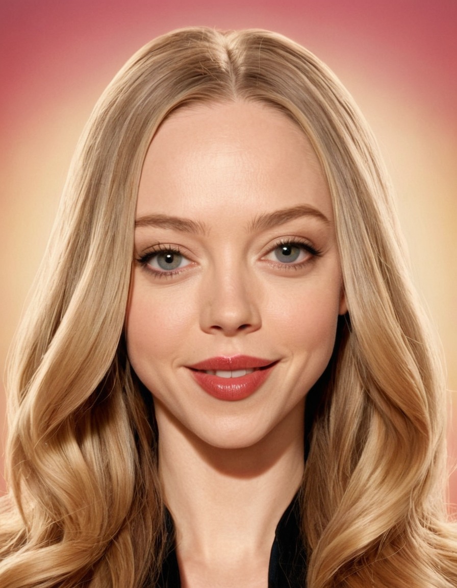 funny, caricature, amanda seyfried