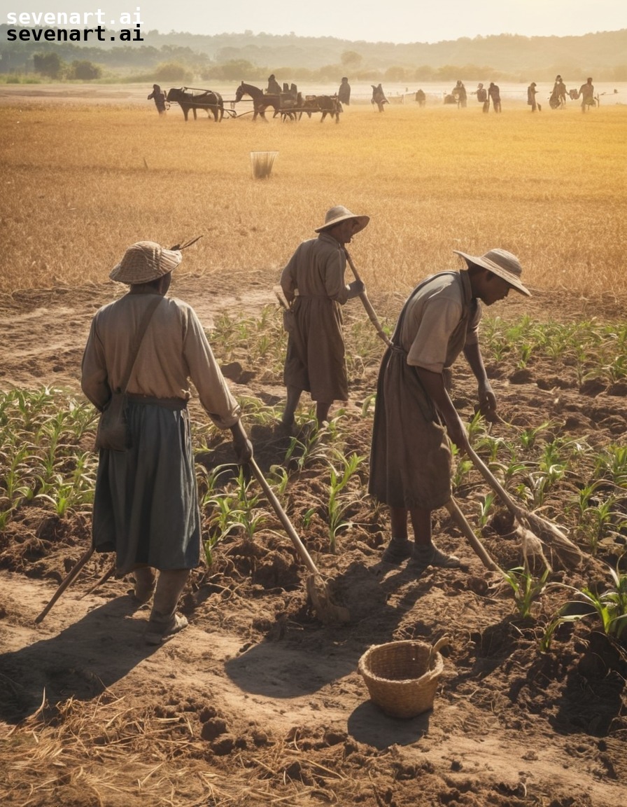 farmers, agriculture, rural life, labor, field work, middle ages