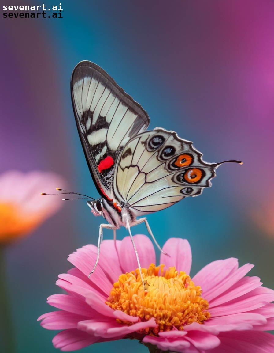 nature, macro photography, butterfly, flower, beauty