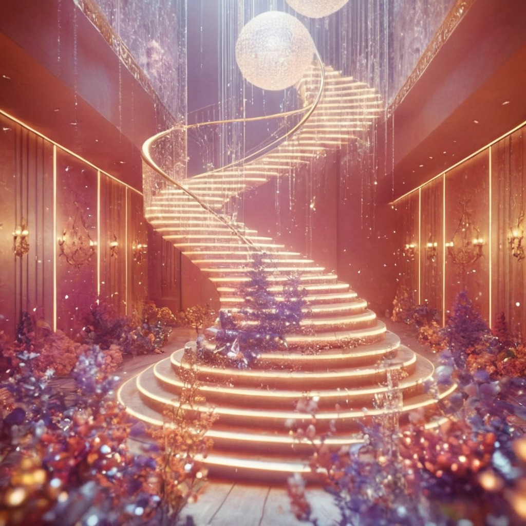 closeup, decorated, gorgeous, heaven, staircase