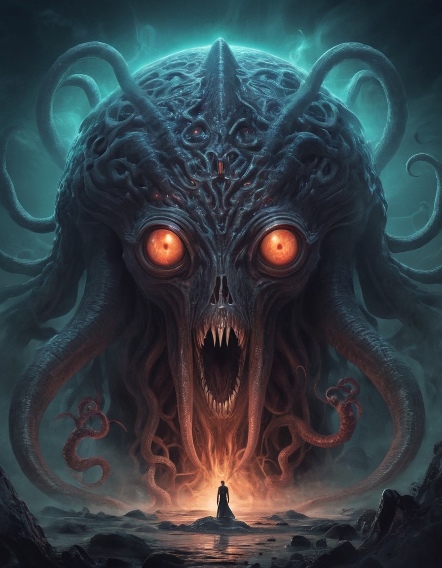 horror, lovecraftian, deity, cosmic, portrait, lovecraft, howard lovecraft