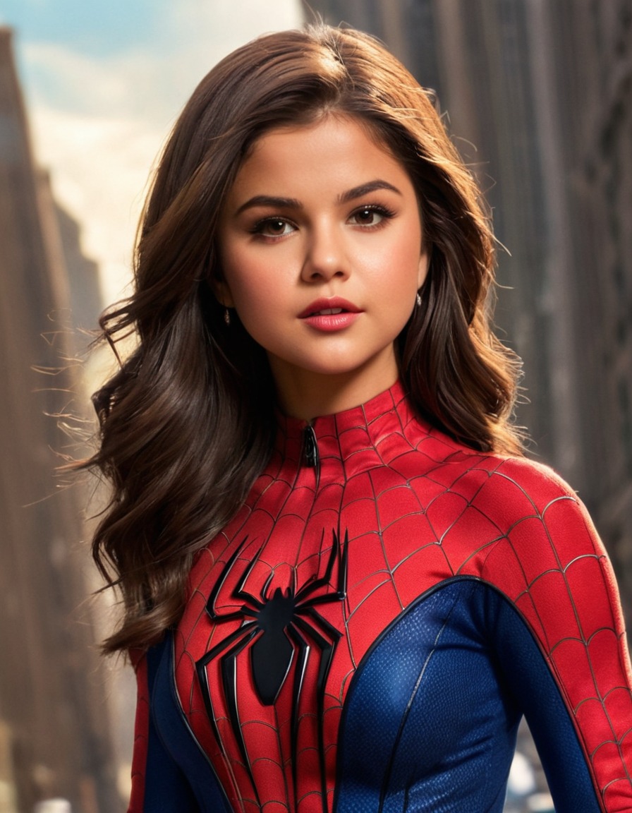 selena gomez, spiderman, celebrity, actress, superhero, fan casting