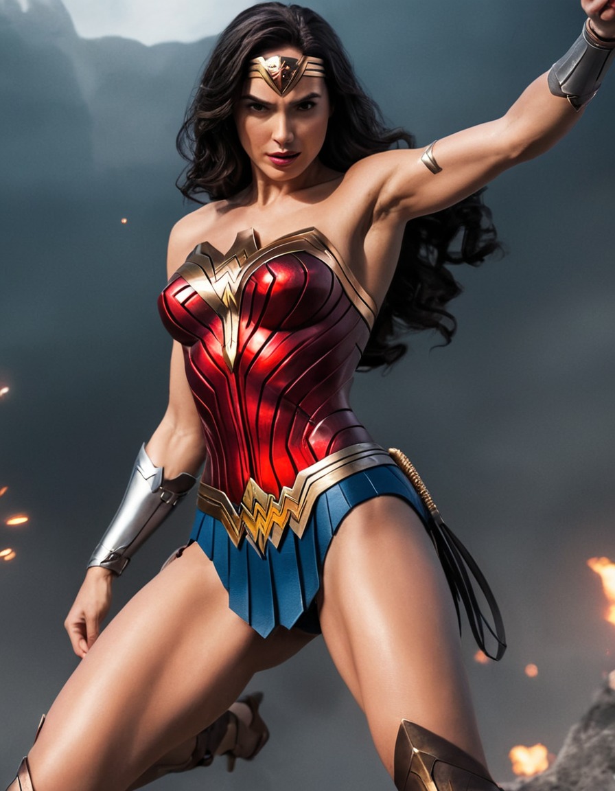 wonder woman, dc comics, superhero, power, bikini, superheroine