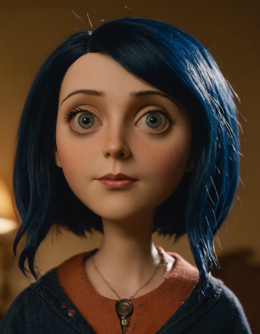 coraline jones, coraline, beautiful woman, character transformation, animated film, neil gaiman, fantasy