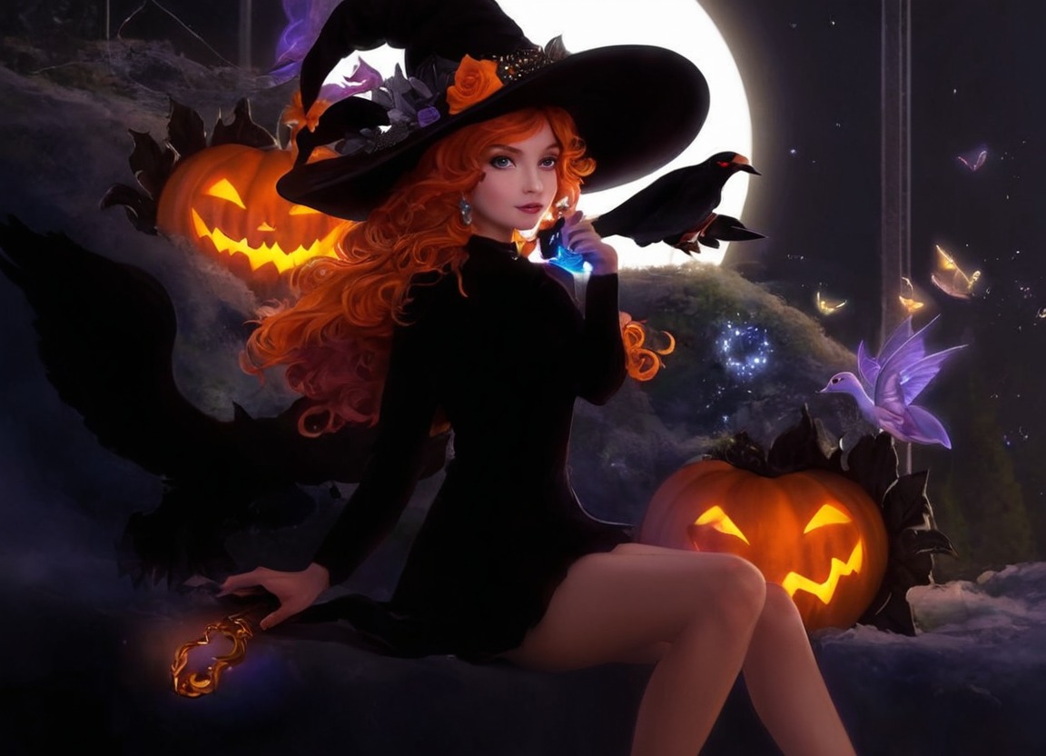 halloween2019, girl, halloween, halloweenpumpkin, witch, witchhalloween, witchtober, witchtober2019