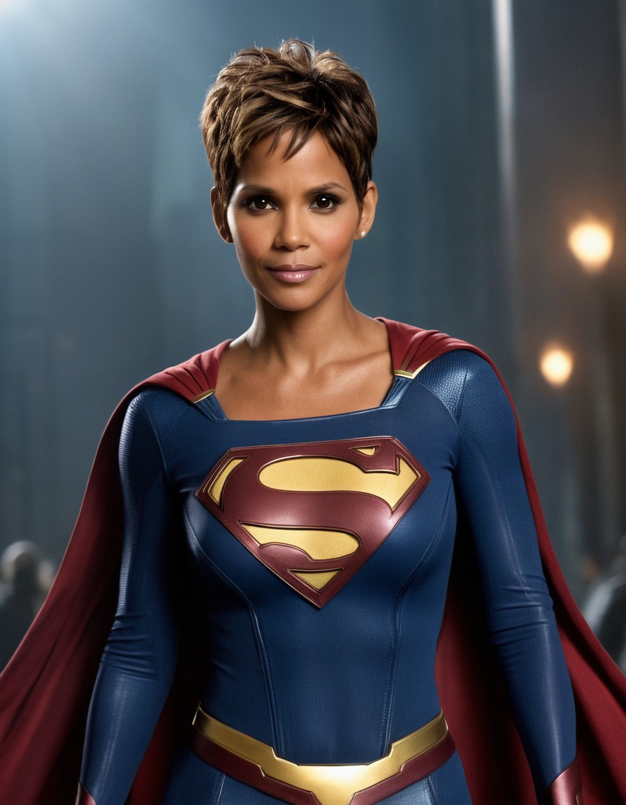 halle berry, superwoman, dc comics, actress, superhero, supergirl, film