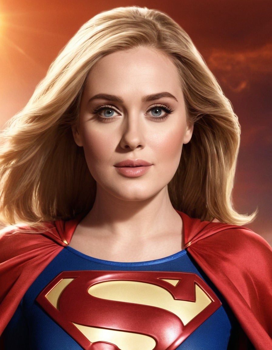 adele, supergirl, superheroine, musician, pop icon