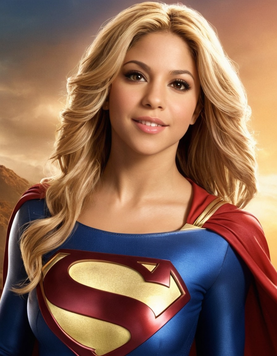 shakira, supergirl, music, entertainment