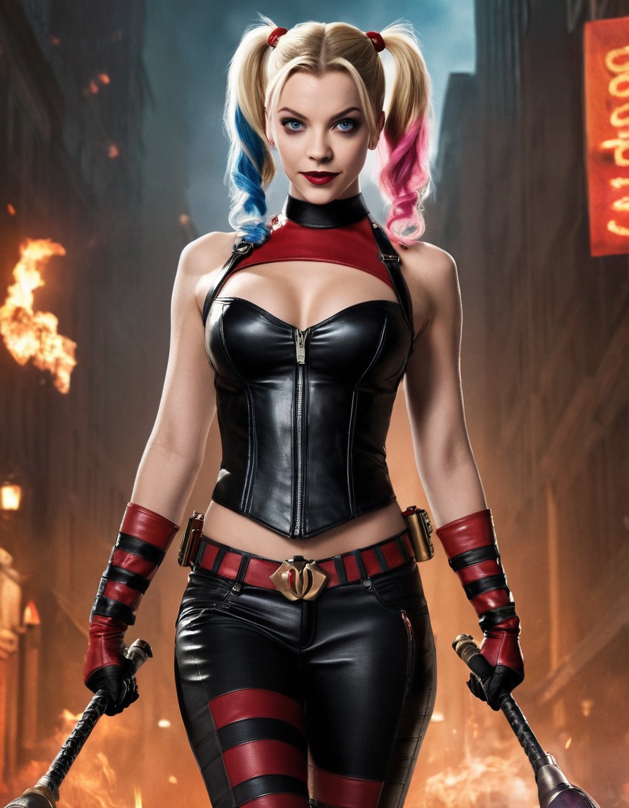 natalie dormer, harley quinn, actress, character portrayal, dc comics, villain, action