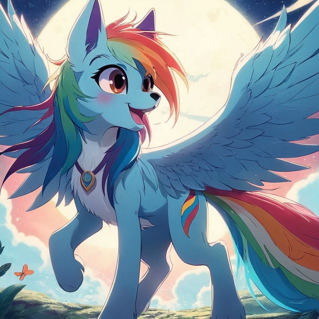 adoptable, beauty, cartoon, characterdesign, comic, cute, digitalart, furries, furry, furryart, illustration, mlp, mylittlepony, portrait, rainbowdash, wolf, my_little_pony, rainbow_dash