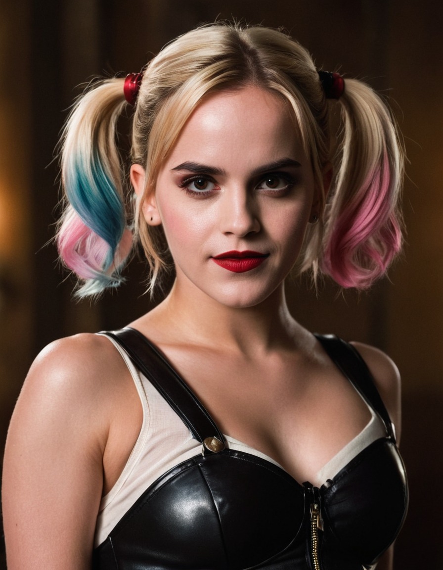 harley quinn, emma watson, dc comics, actress, movie, casting, entertainment