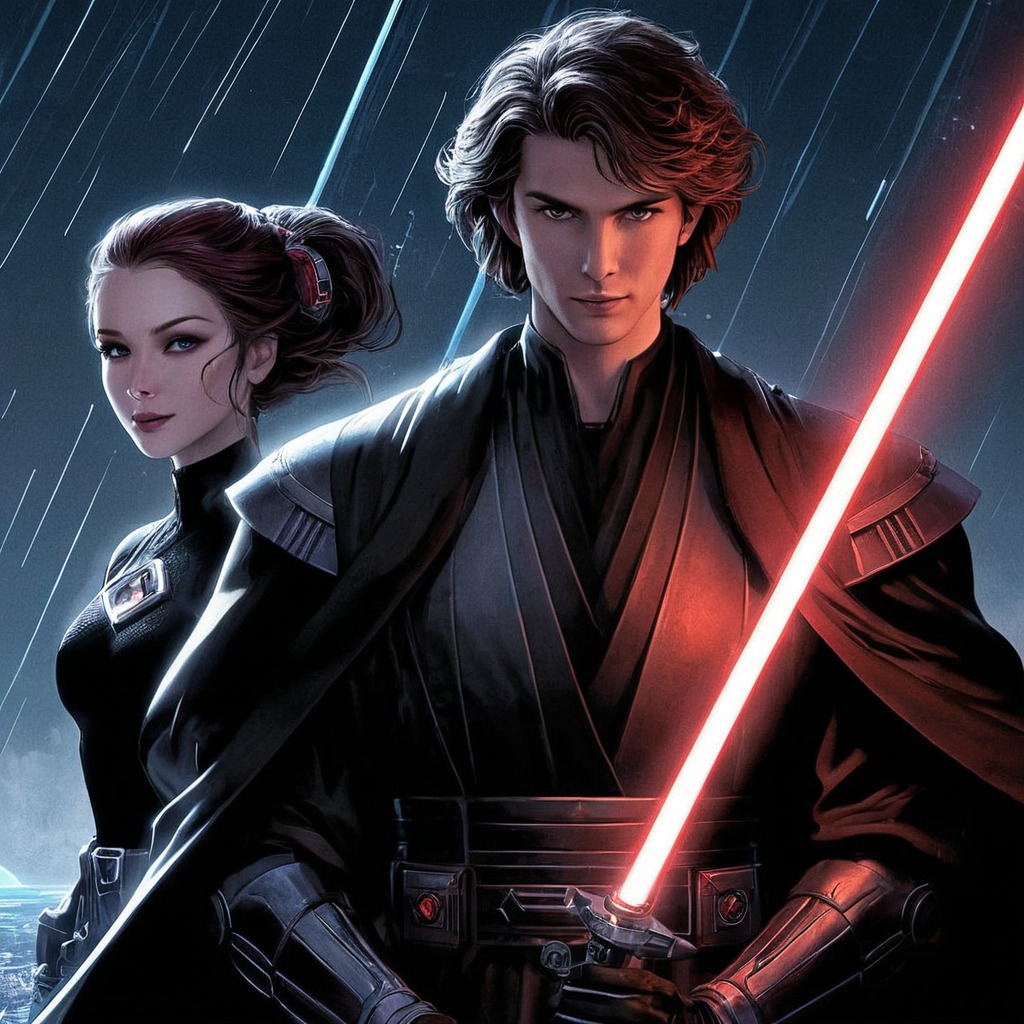 starwars, fanart, fanfiction, darthvader, anakinskywalker, anakinstarwars, padmeamidala, galacticempire, darthvaderstarwars, sithwarrior, empirestarwars, dark_side_of_the_force, padmestarwars, ai_generated_art