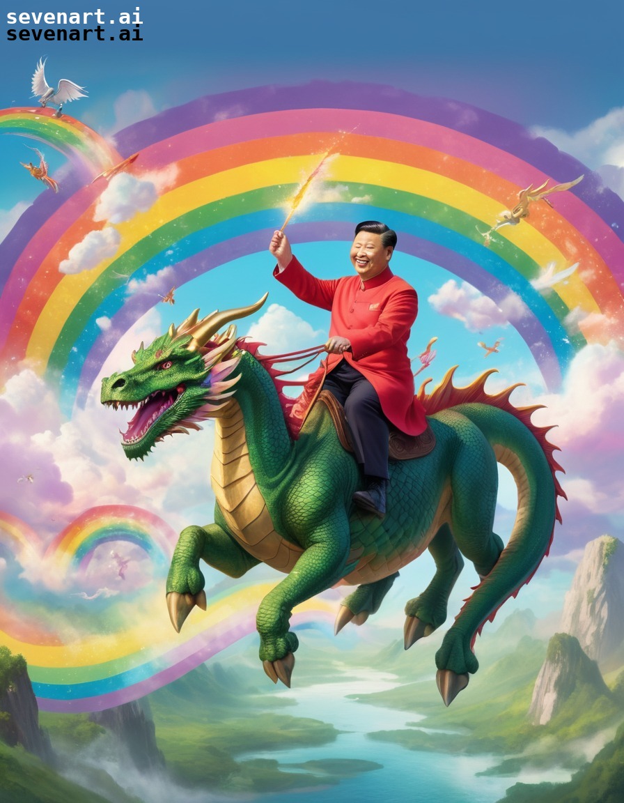 fantasy, magical, whimsical, leadership, imagination, xi jinping, china