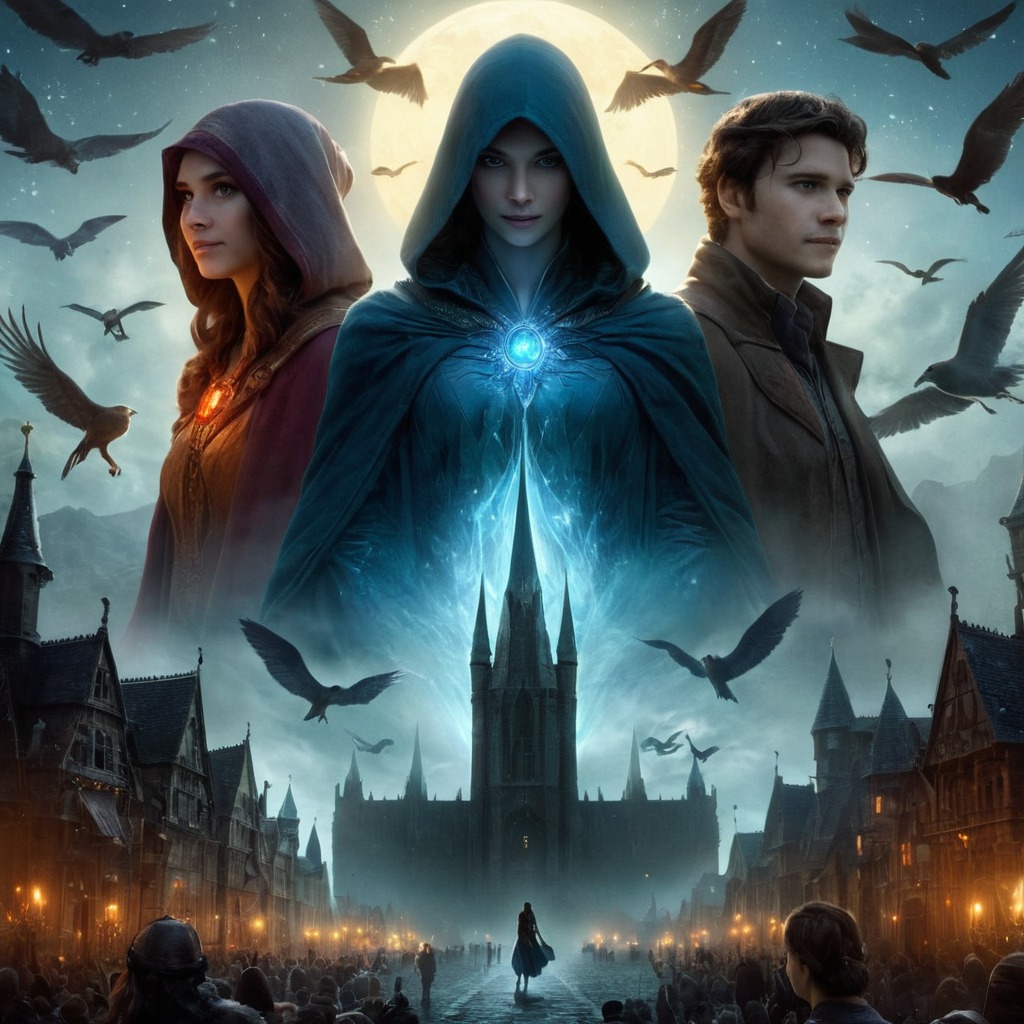 videogamefanart, magic, rpg, mage, bookcover, coven