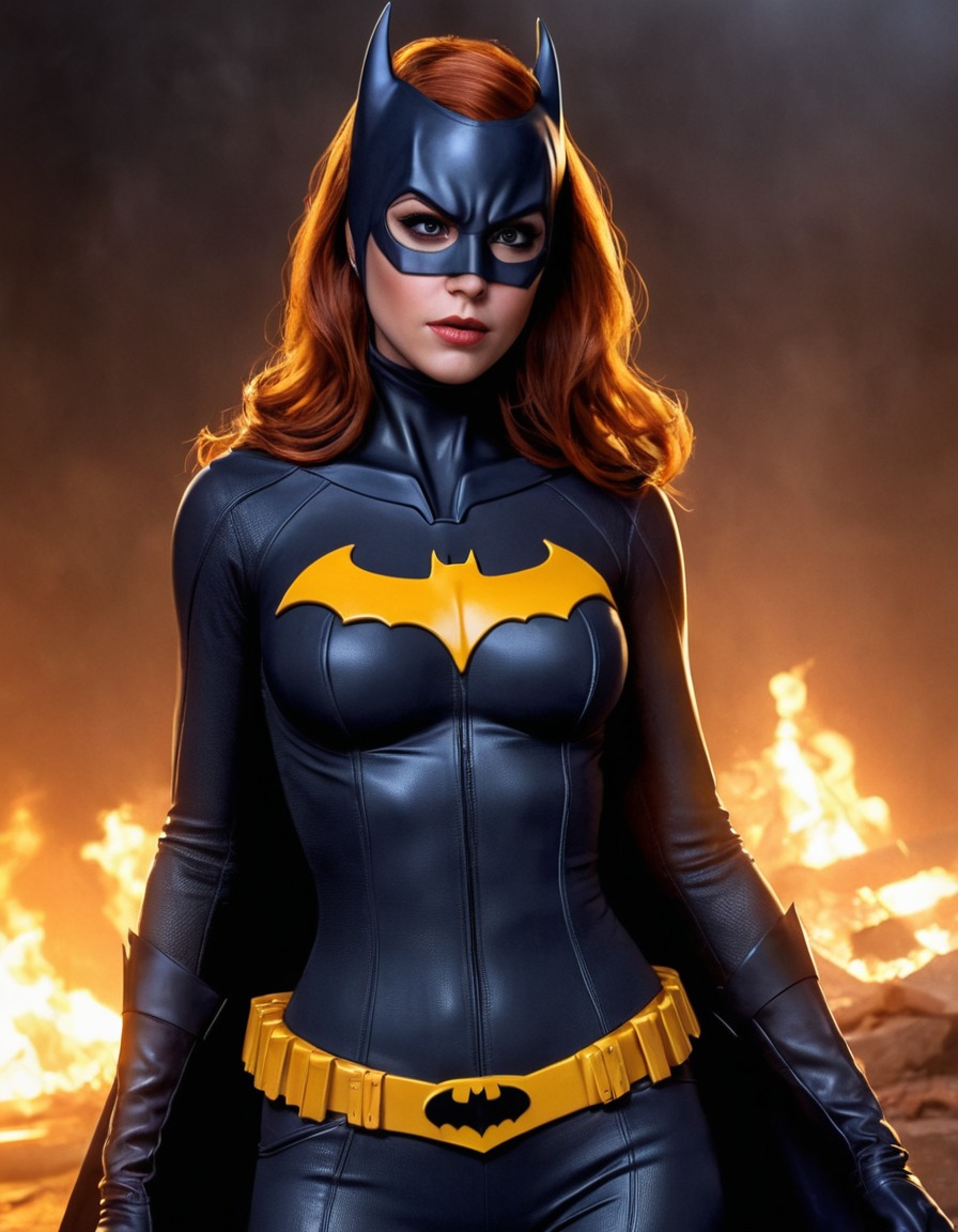 superhero, batgirl, dc comics, defeat, fight, comics, victory